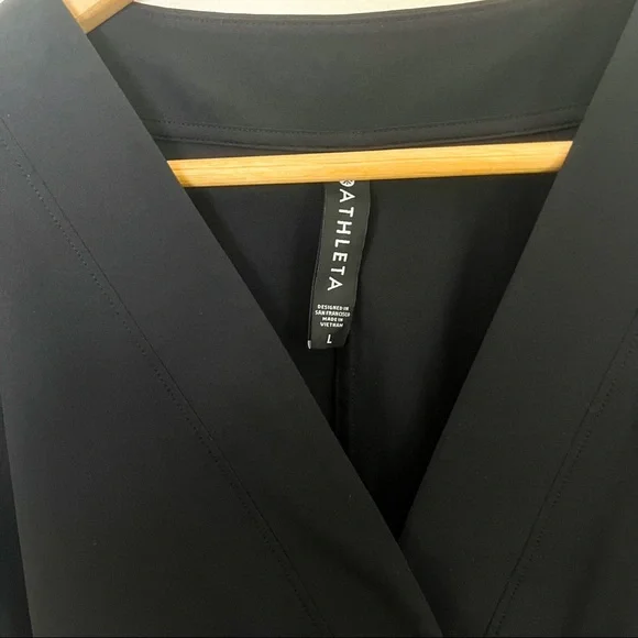 Athleta Marrow Black Romper Size Large - Picture 6 of 12